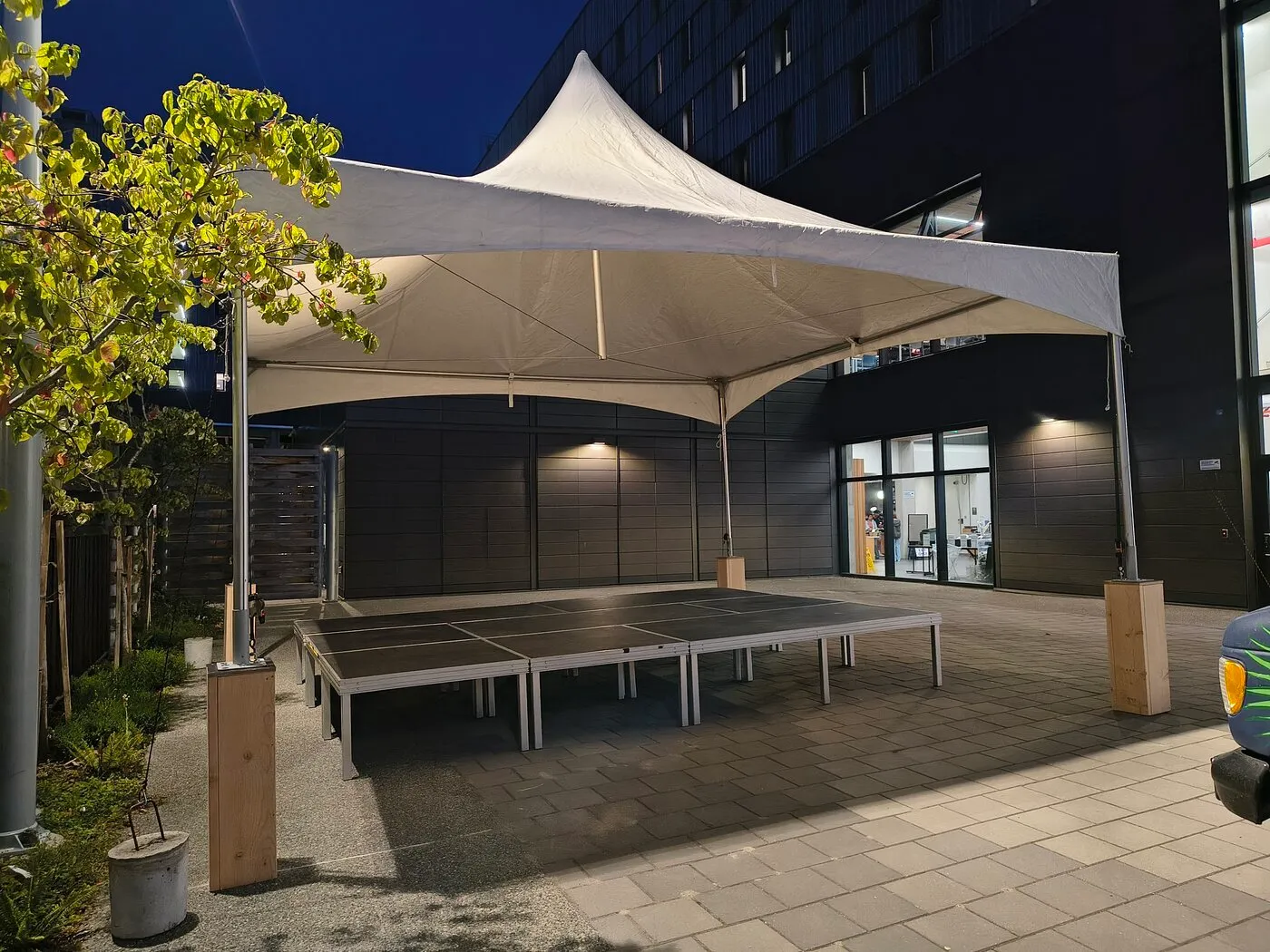 20 x 20 Marquee Tent & 12 x 16 Stage Package