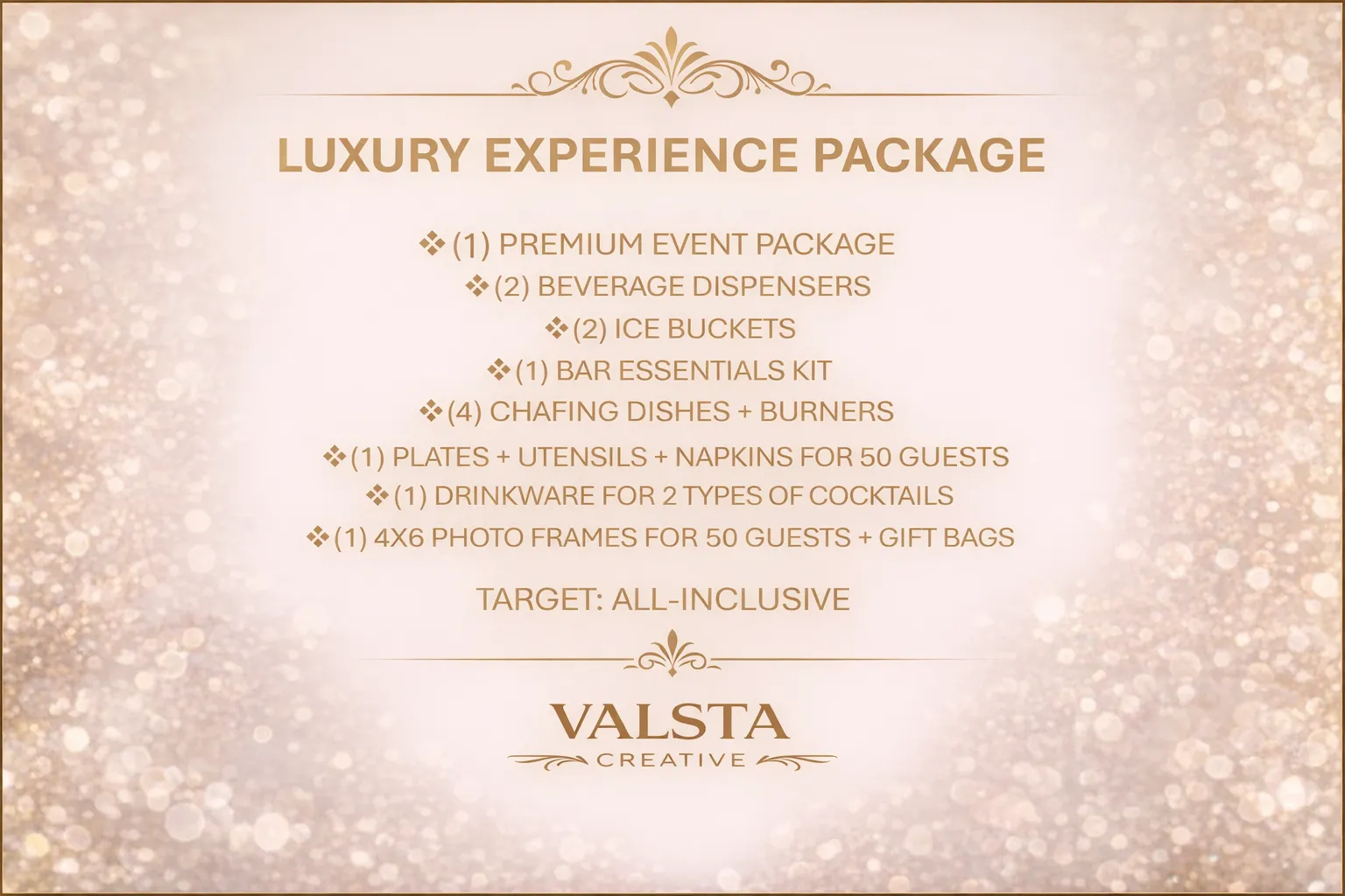 Luxury Experience Package ($4,995)