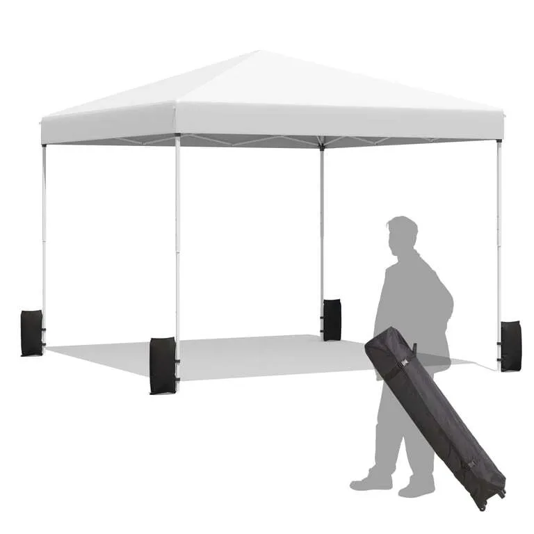 10x10 Pop Up with 4 Sand bags