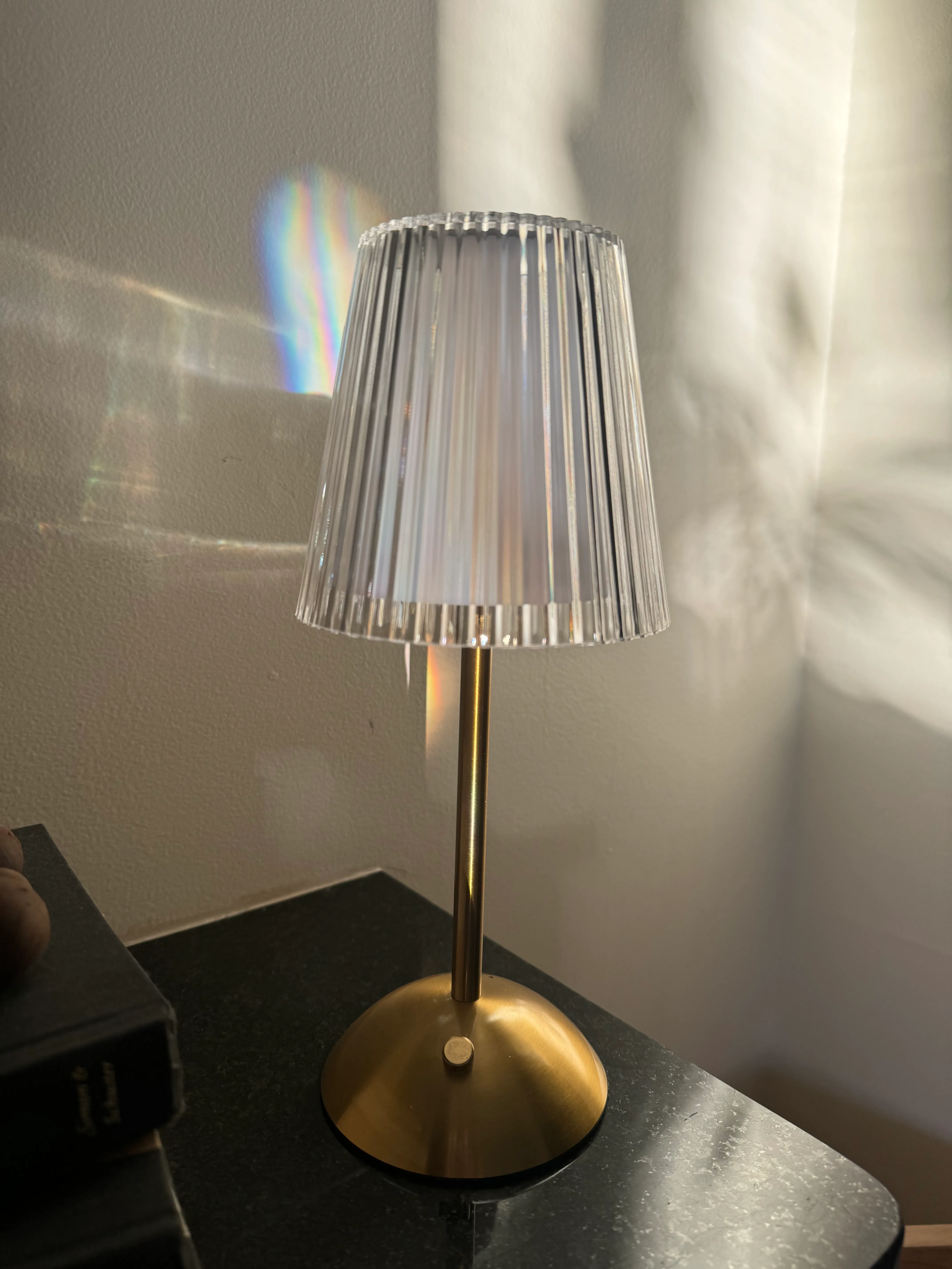 Fluted Tabletop Lamp