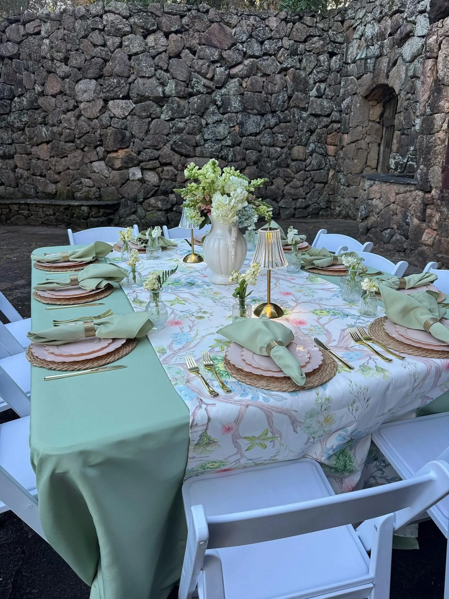 The "Gemma" 90"x132" Patterned Linen