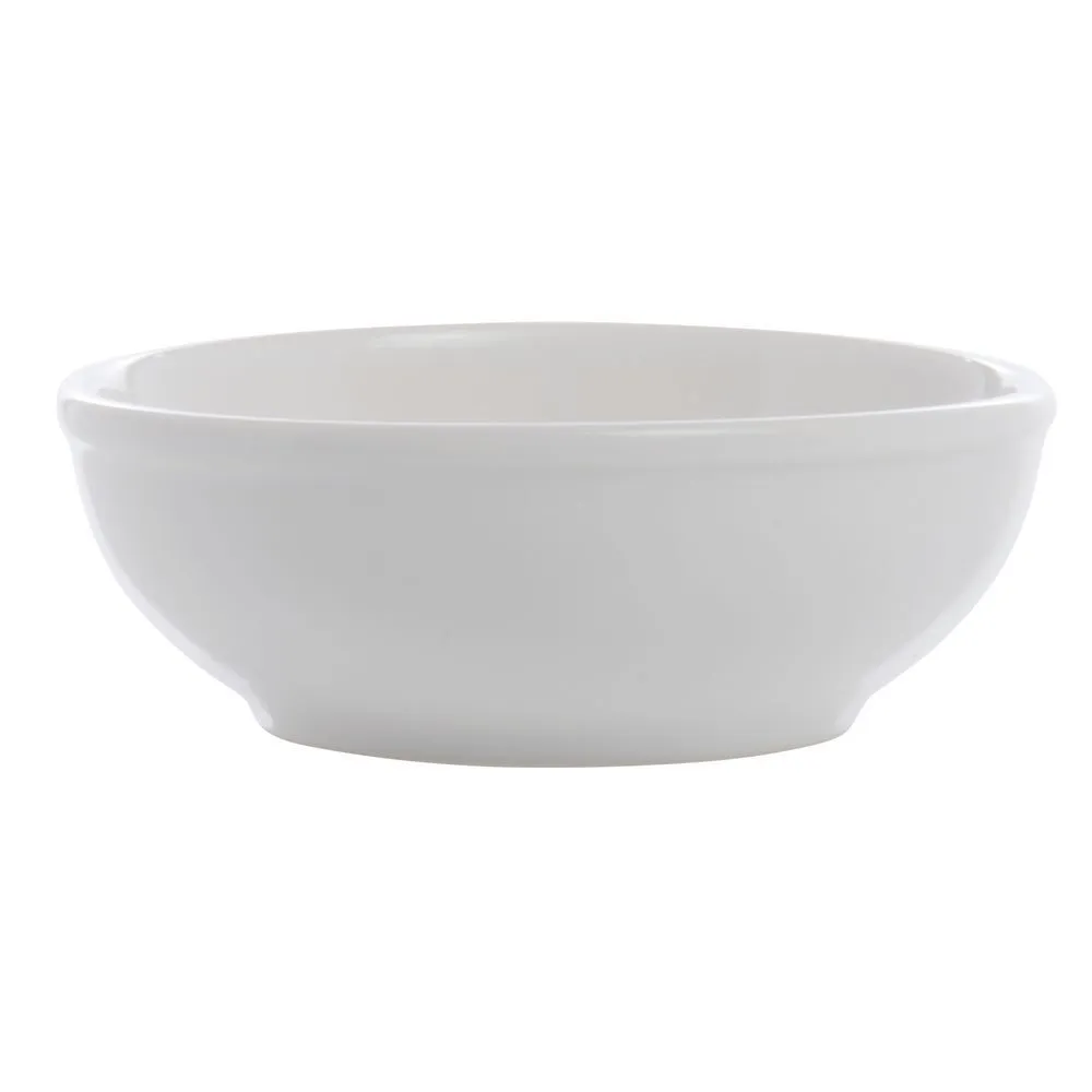 White Nappy Bowl