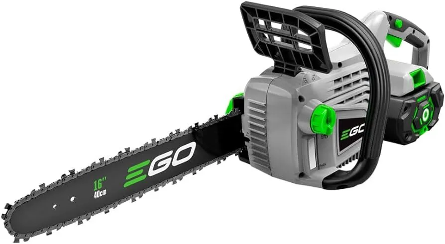 EGO Power+ CS1604 16-Inch 56-Volt Lithium-ion Cordless Chainsaw - 5.0Ah Battery and Charger Included , Black