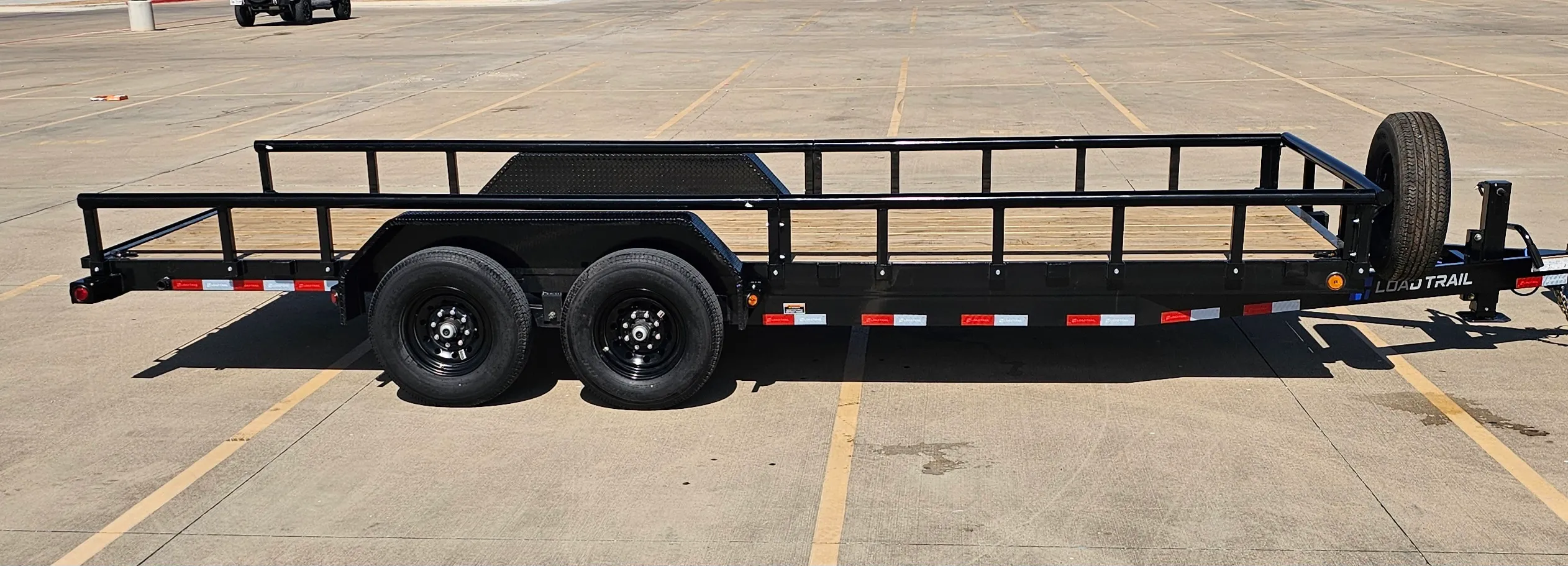 Utility Equipment Trailer 7'W X 20'L 14K Removable Sides