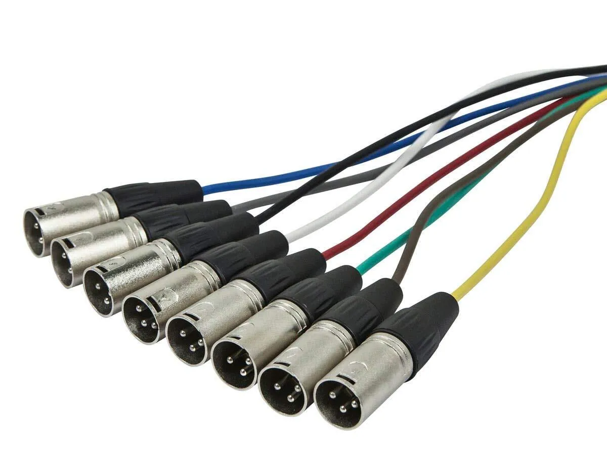 manguera xlr 10 canales 8 canales 10M
