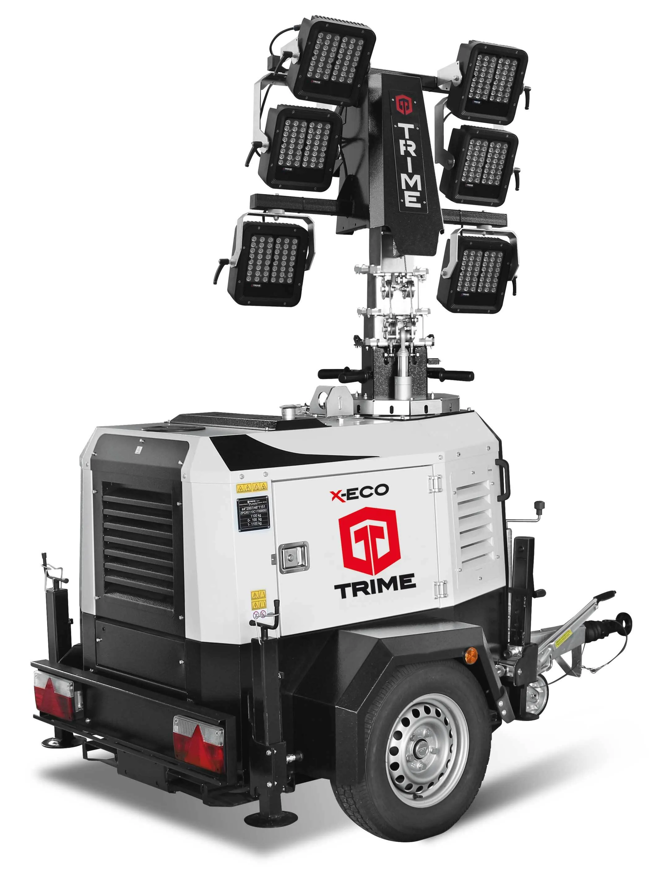 6x160W LED Light Towers 