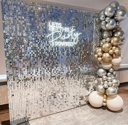 7 x 7 feet Shimmer Wall Backdrop 