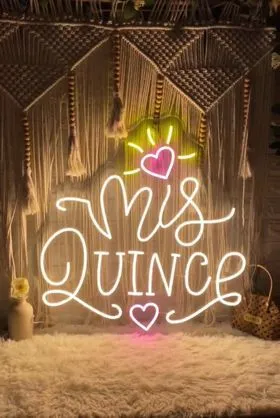 Mis Quince LED Neon Sign