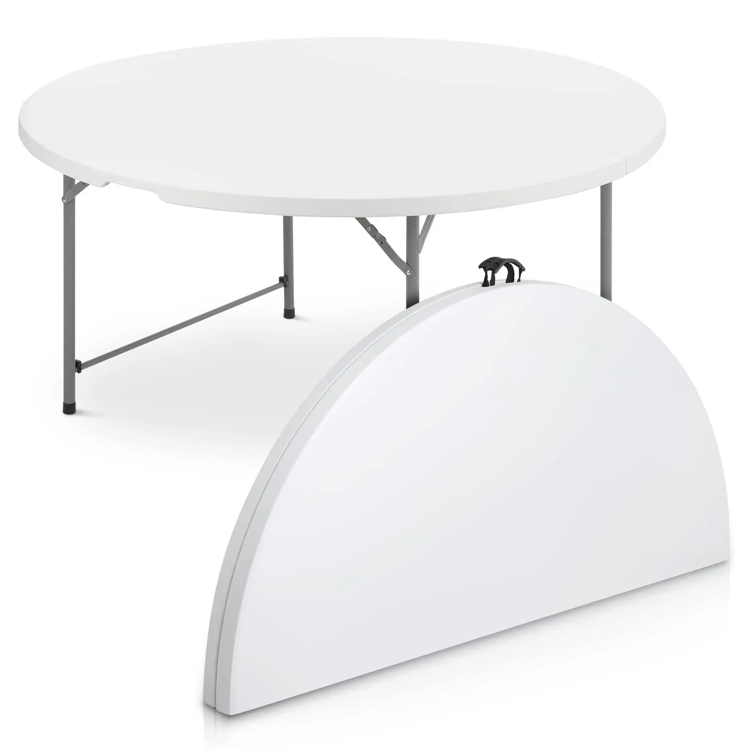 5ft Round Plastic Table