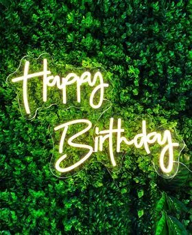 Happy Birthday  LED Neon Sign