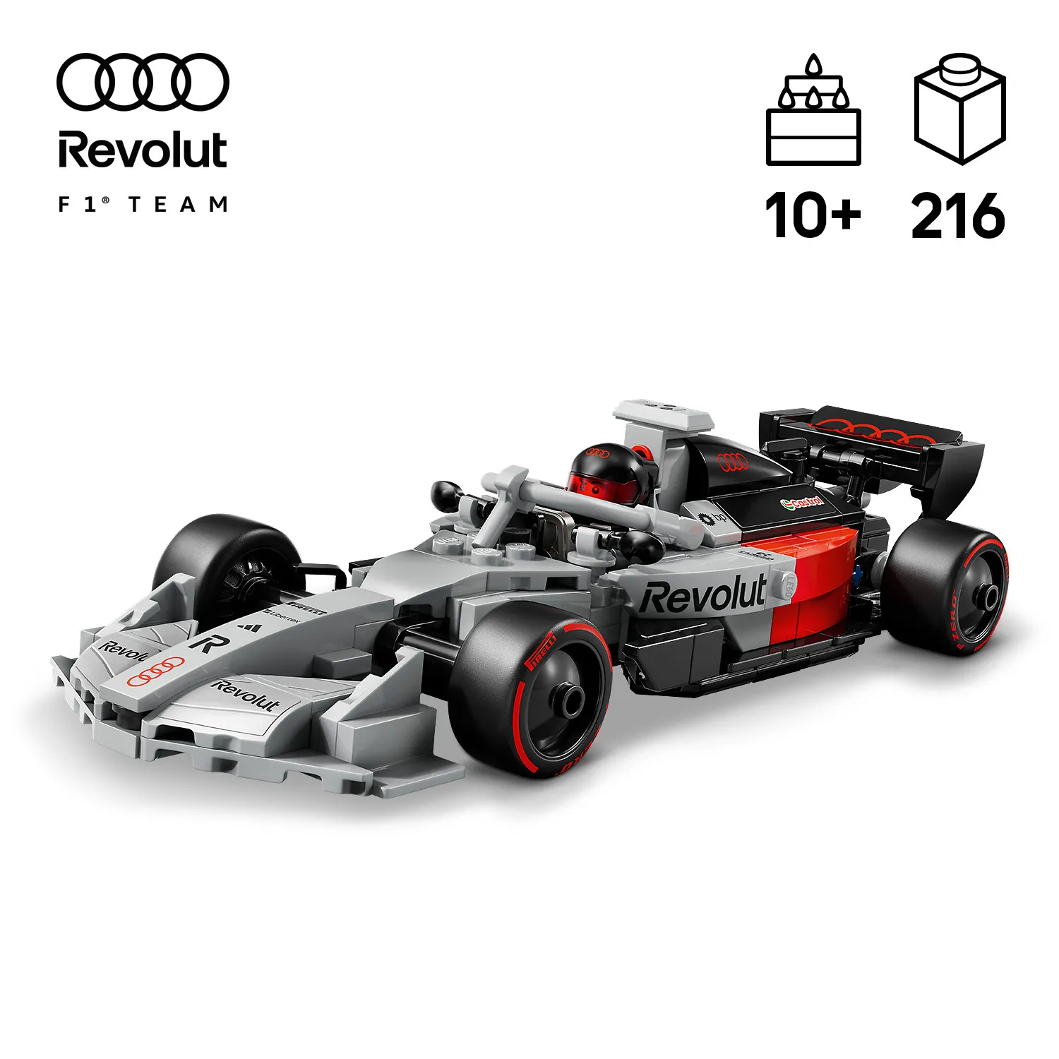 77259 - SPEED CHAMPIONS - Audi Revolut F1® Team R26 Race Car