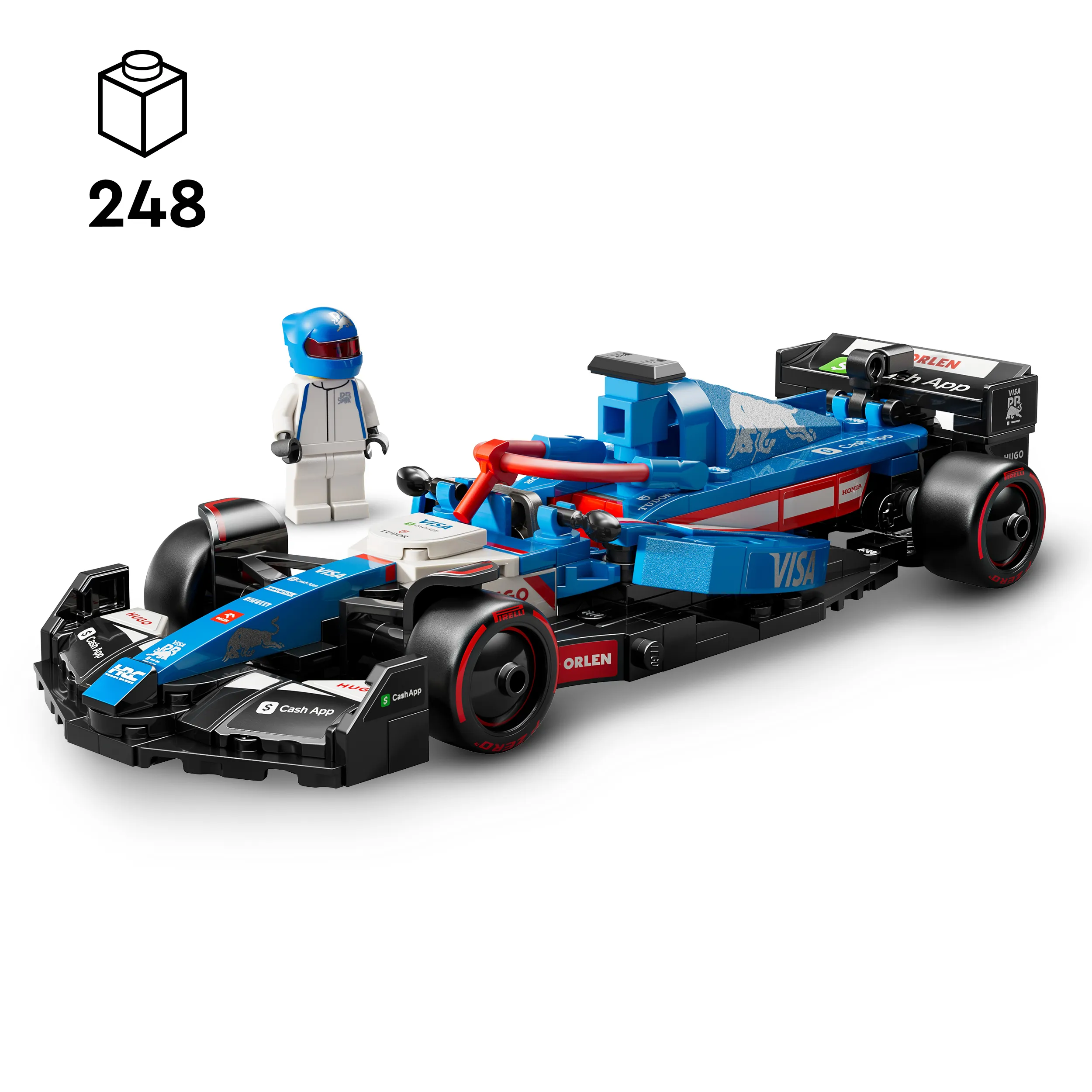 77246 - SPEED CHAMPIONS - Visa Cash App RB VCARB 01 F1® Race Car