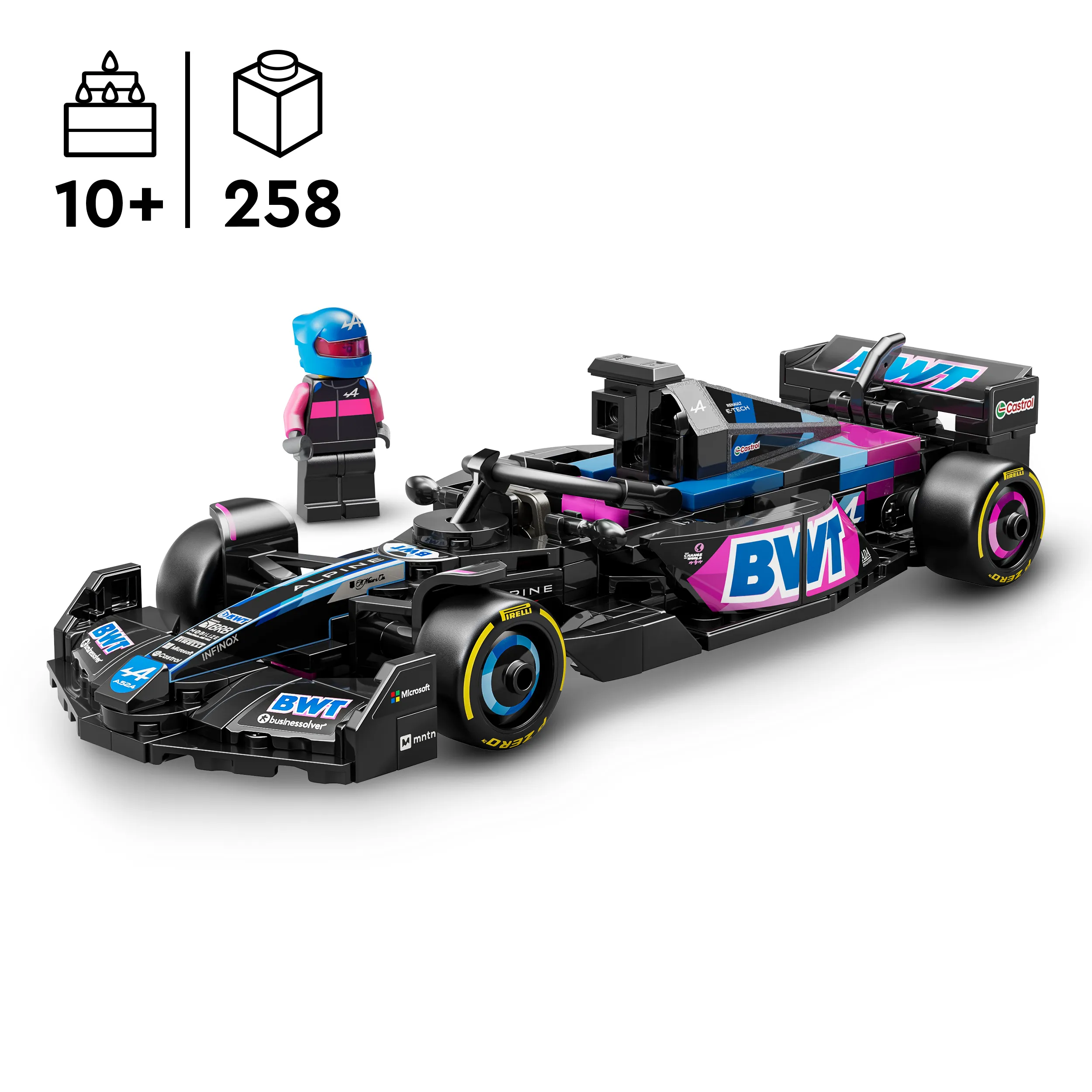 77248 - SPEED CHAMPIONS - BWT Alpine F1® Team A524 Race Car