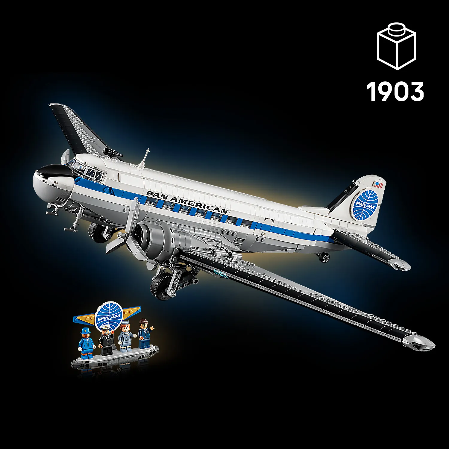 11378 - ICONS - Douglas™ DC-3™ PAN AM® Airliner