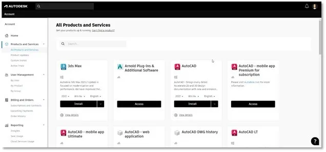 All Products and Services