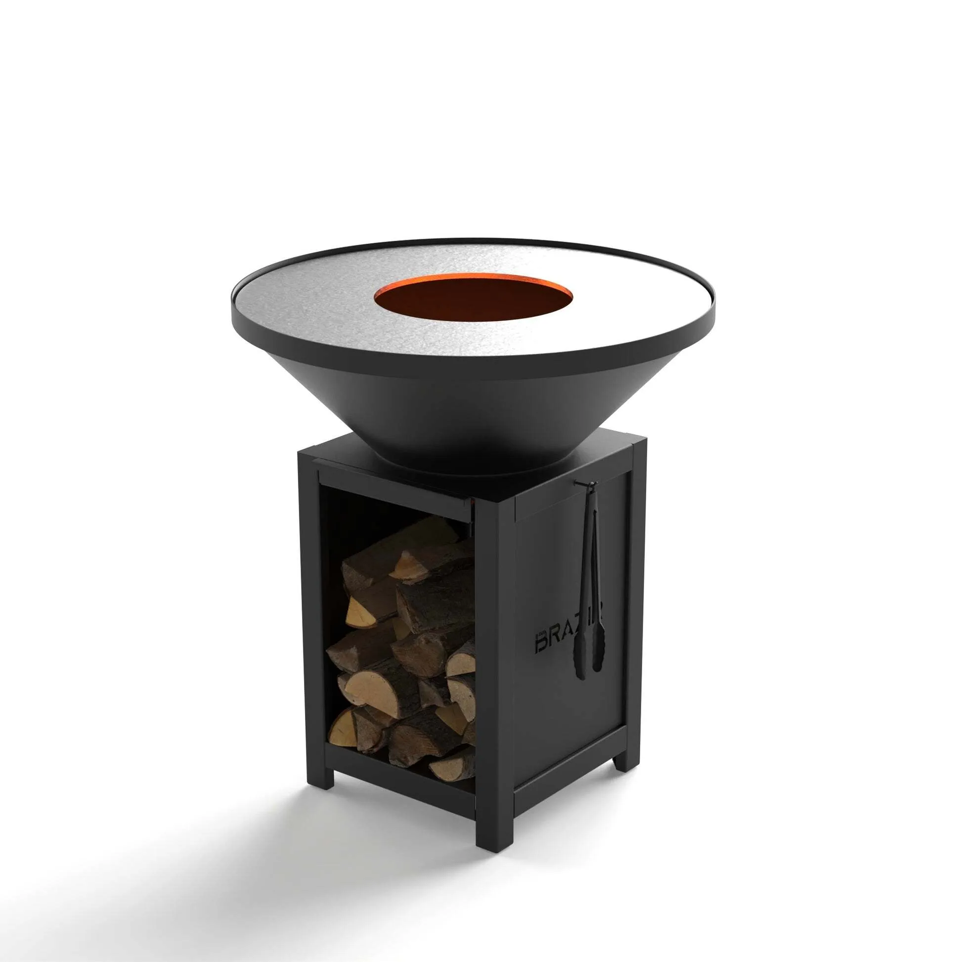 Brasero BRAZIR 840 classique rond noir