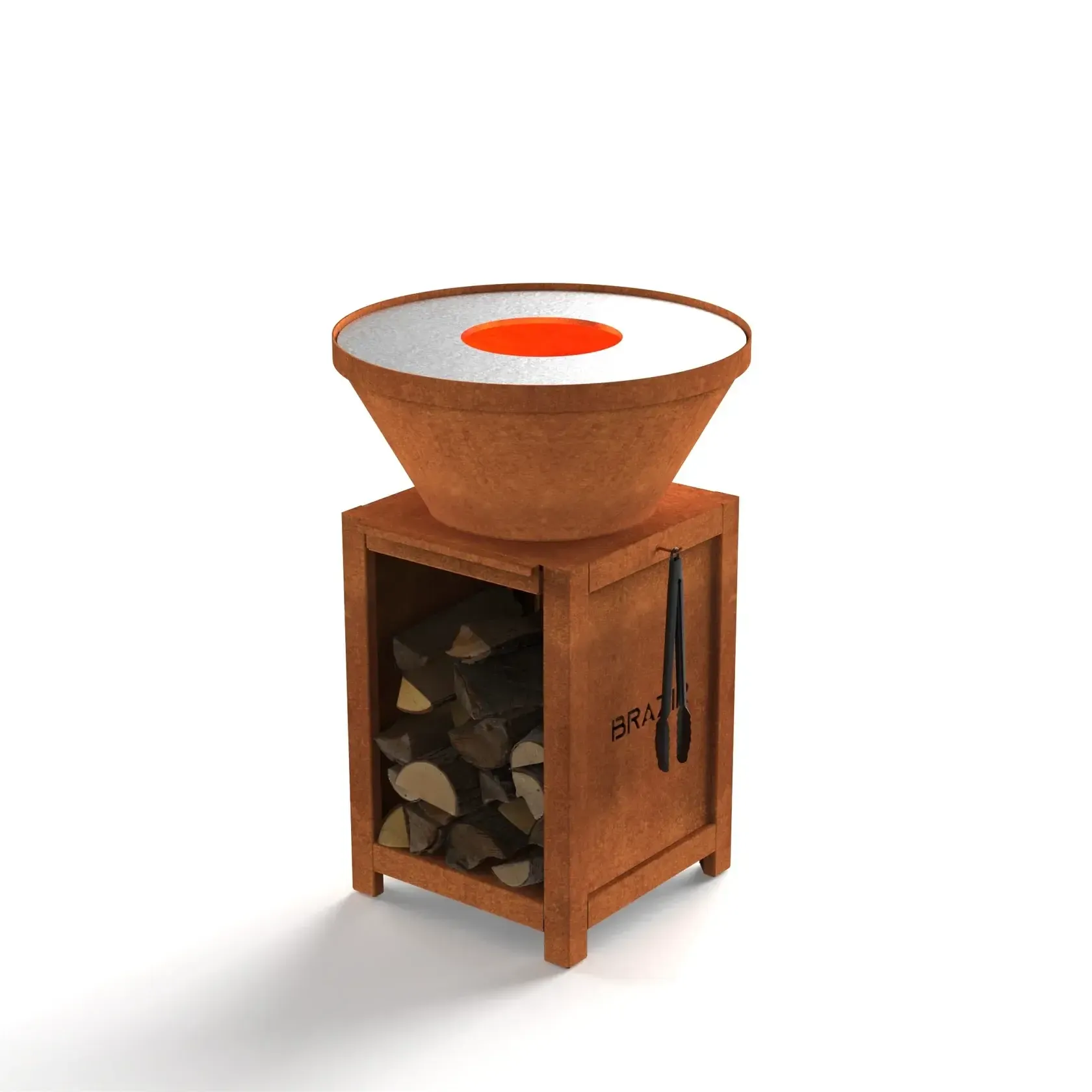 Brasero BRAZIR 640 rond brut