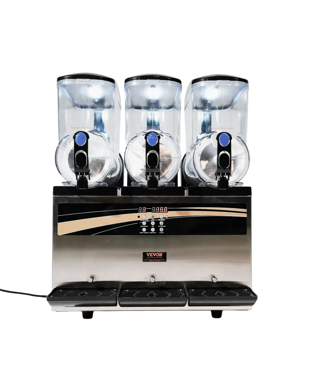 Slusheismaschine mit 3 Kammern je 15 Liter Fassungsvermögen