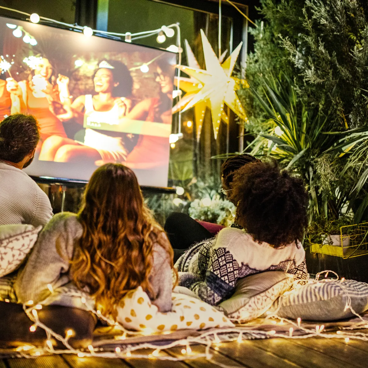 Cozy Watch Party