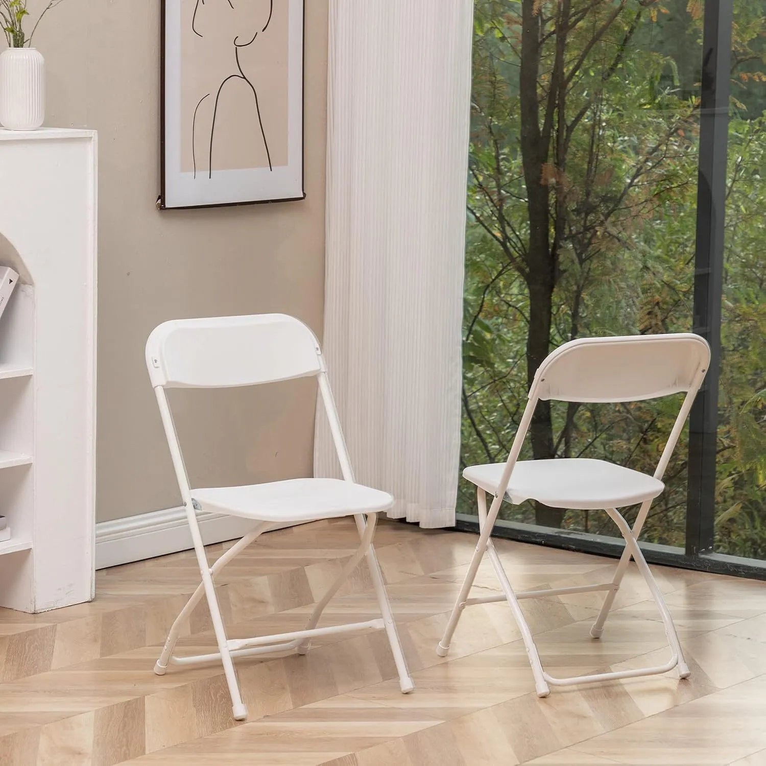 Chairs - White Folding - Adult