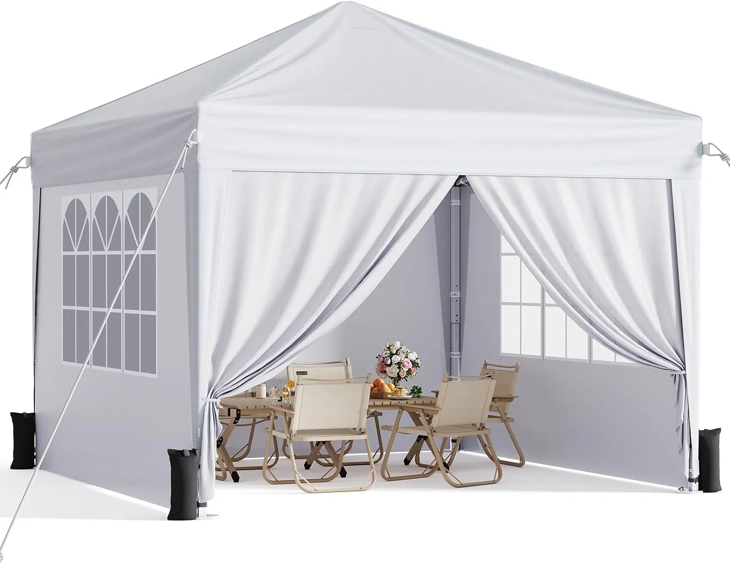 10x10 Party Tent w/ 4 Sidewalls