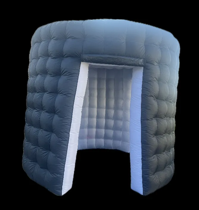 Black Round Inflatable Photo Booth