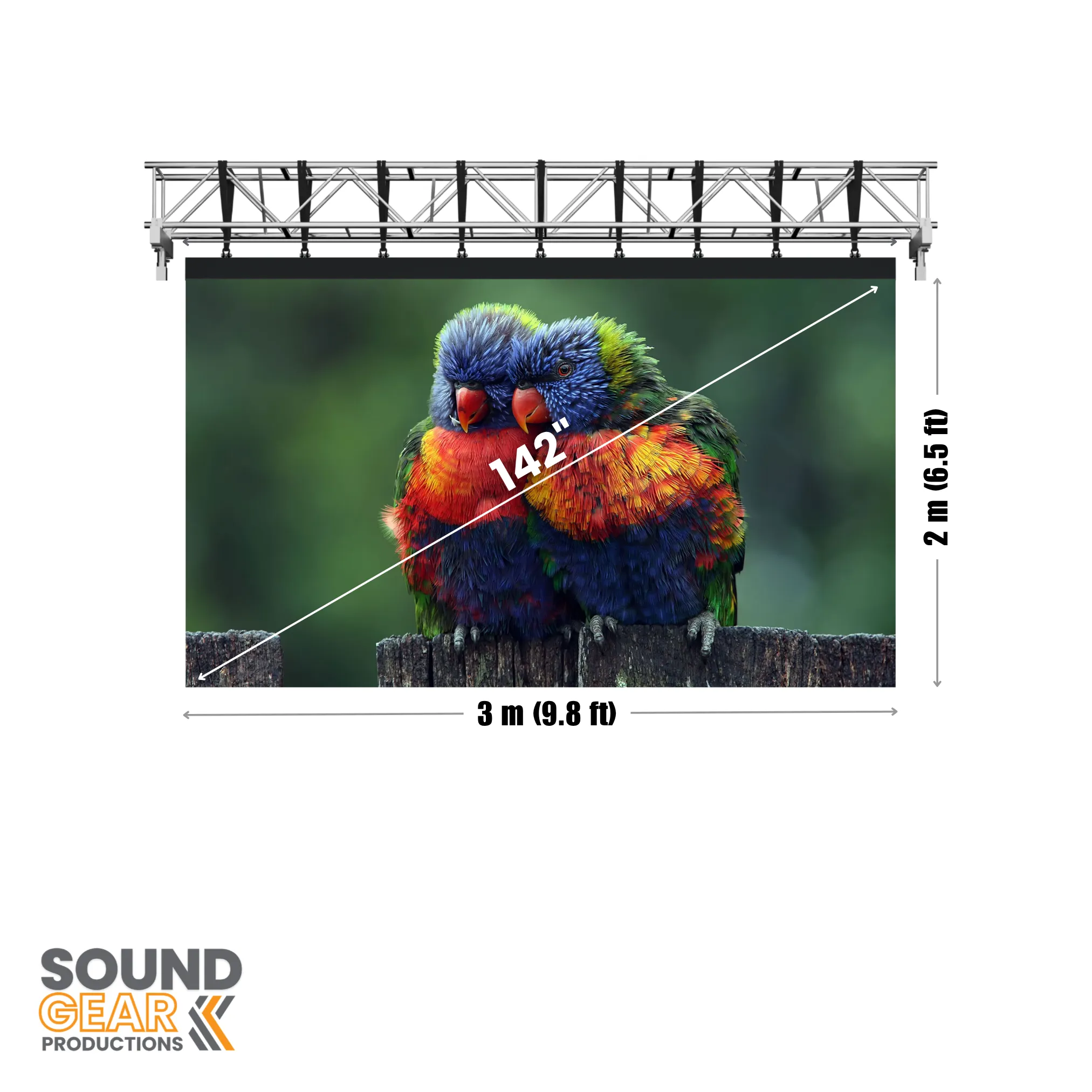 142" LED Screen