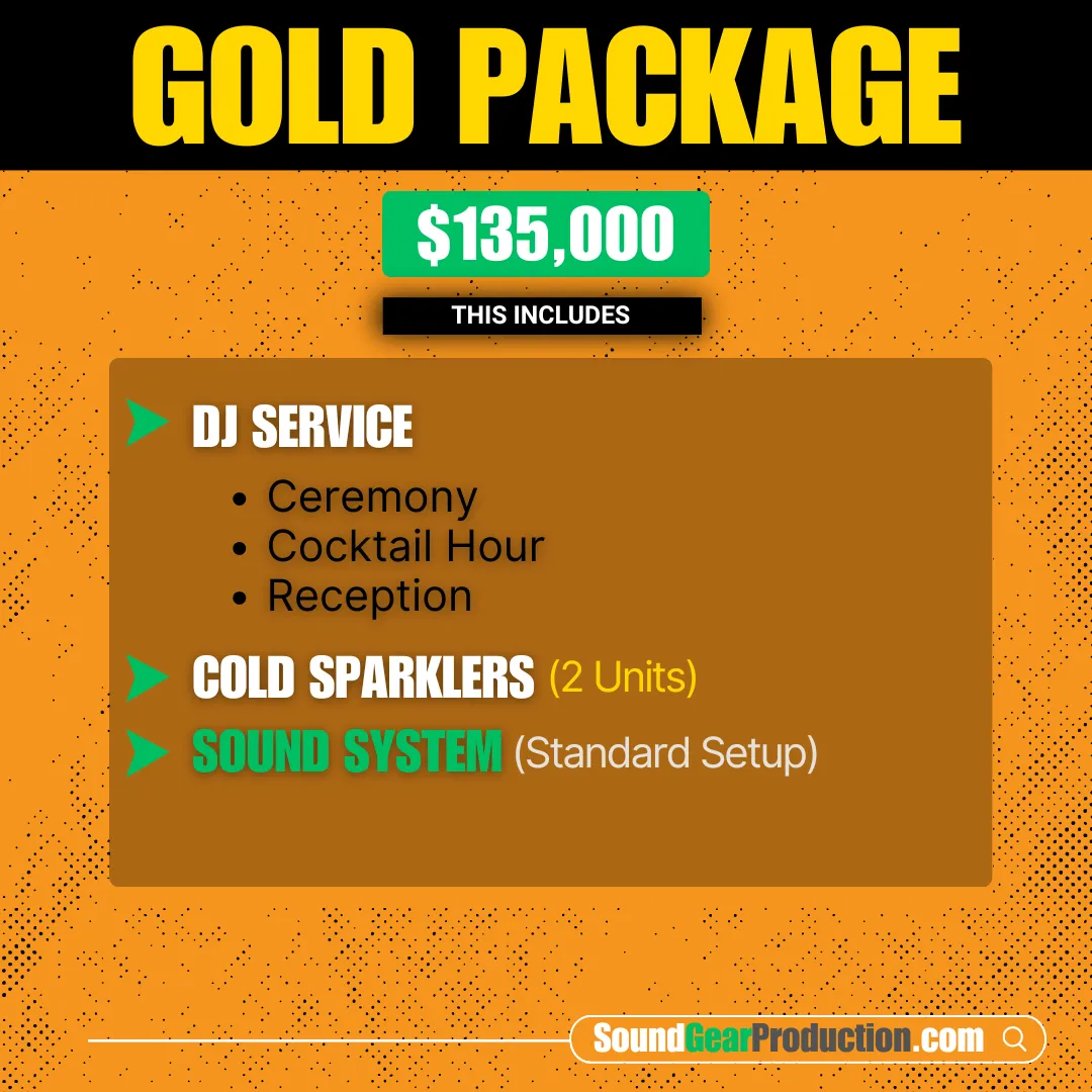 GOLD - Wedding Package  