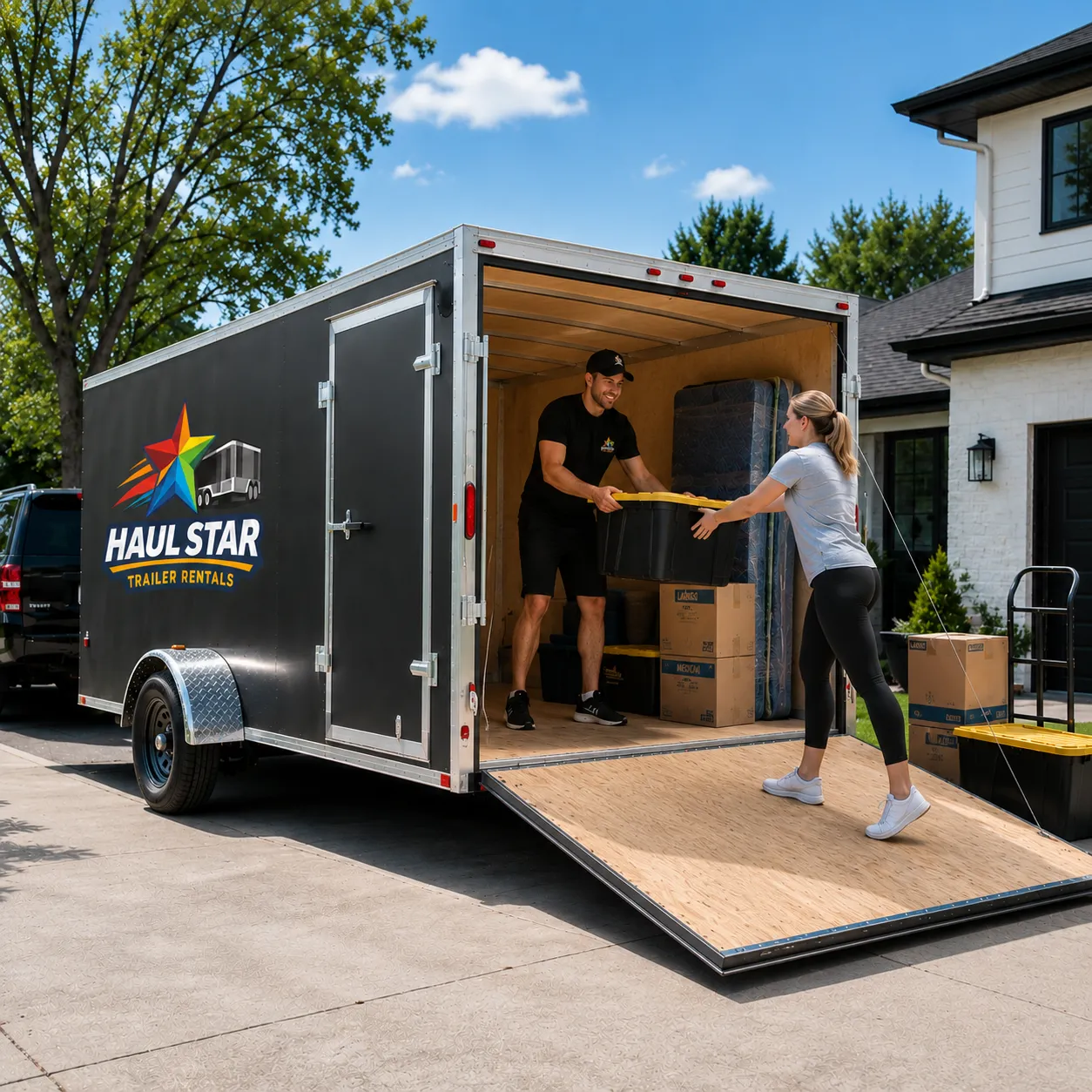 6' x 14' Enclosed Trailer Rental