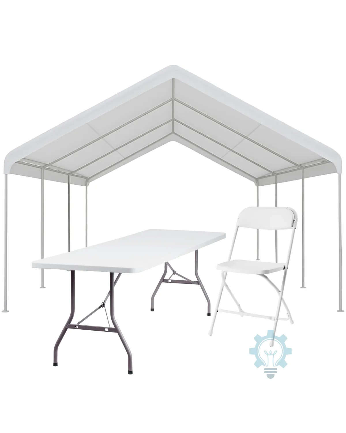 20x20 Canopy Bundle (6 Foot Tables)
