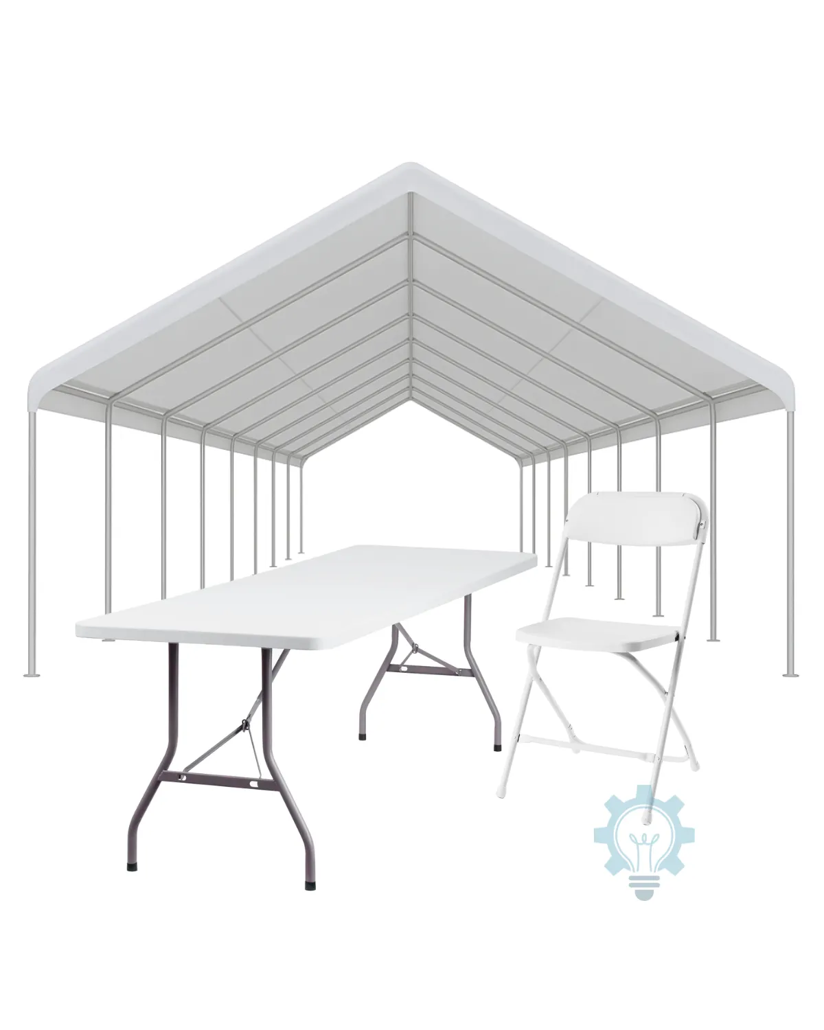 20x50 Canopy Bundle (6 Foot Tables)