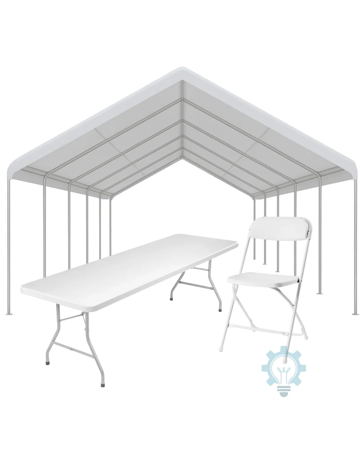 20x30 Canopy Bundle (8 Foot Tables)