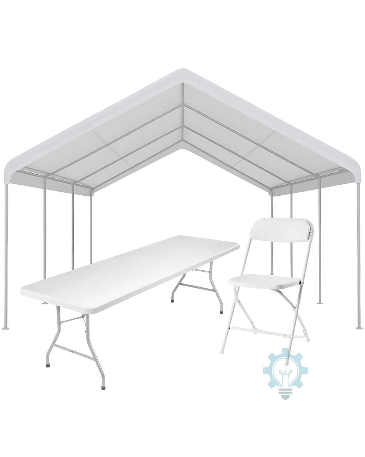 20x20 Canopy Bundle (8 Foot Tables)