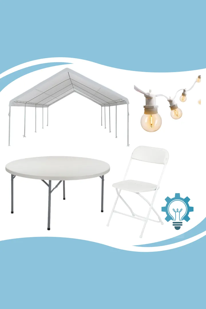 20x30 Canopy Bundle (60" Round Tables)