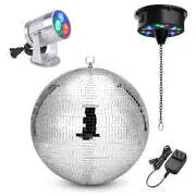 16" Disco Ball , Motor, Spotlight Kit