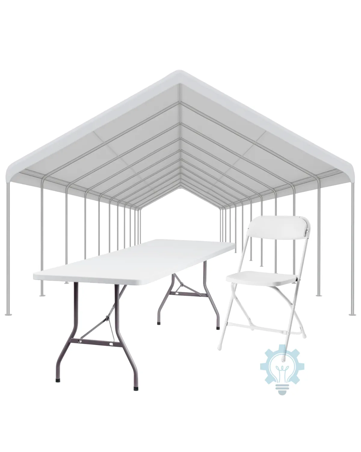 20x70 Canopy Bundle (6 Foot Tables)