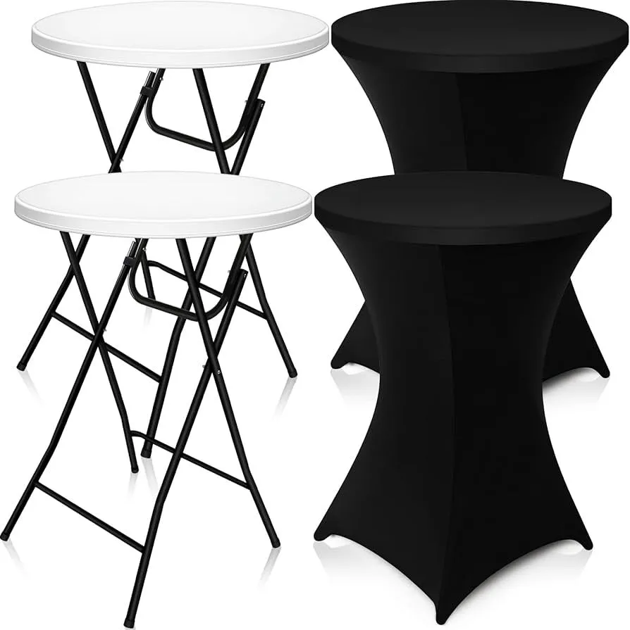 Spandex Linens for Round High Top Cocktail Table