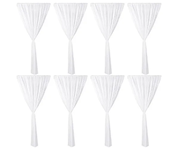 Elegant Tent Leg Drapes Set of 8 for Weddings & Special Events