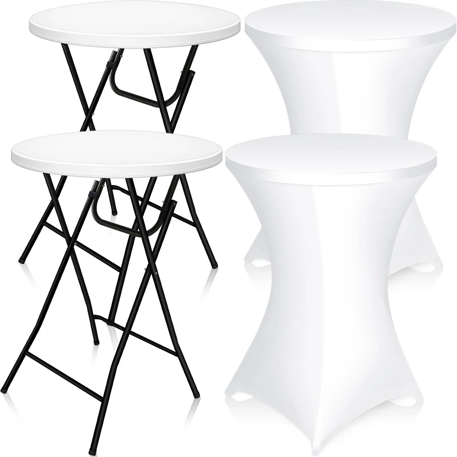 Spandex Linens for Round High Top Cocktail Table