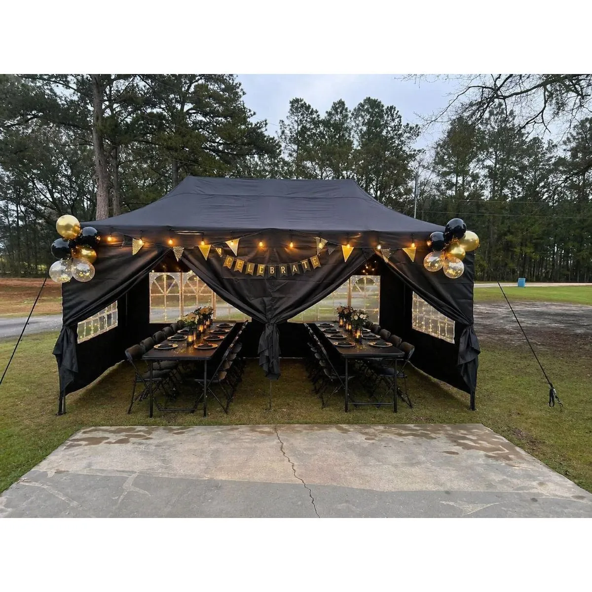 10’x20’ Black (pop-up Tent)