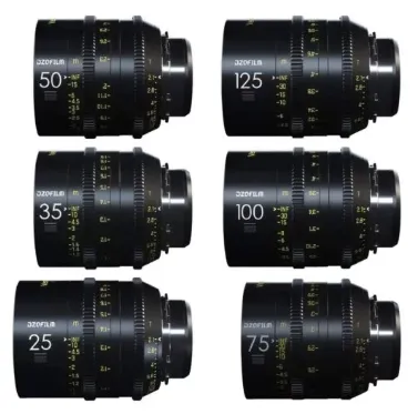 DZO Vespid Prime Cine Lens Seti 25-35-50-75-100-125mm T2.1 PL/EF