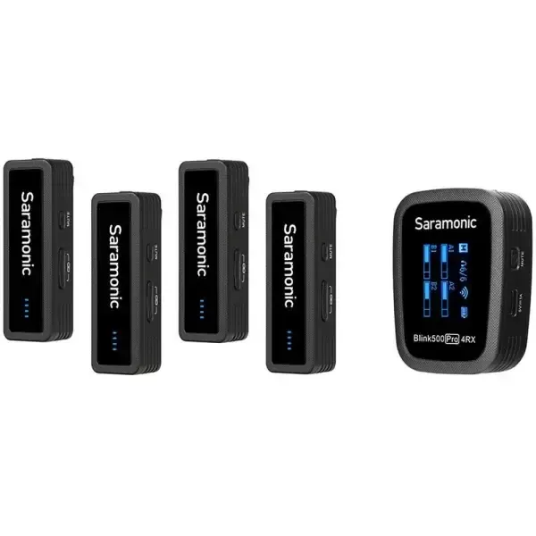 Saramonic Blink500 Pro B8 4lü Kablosuz Yaka Mikrofonu