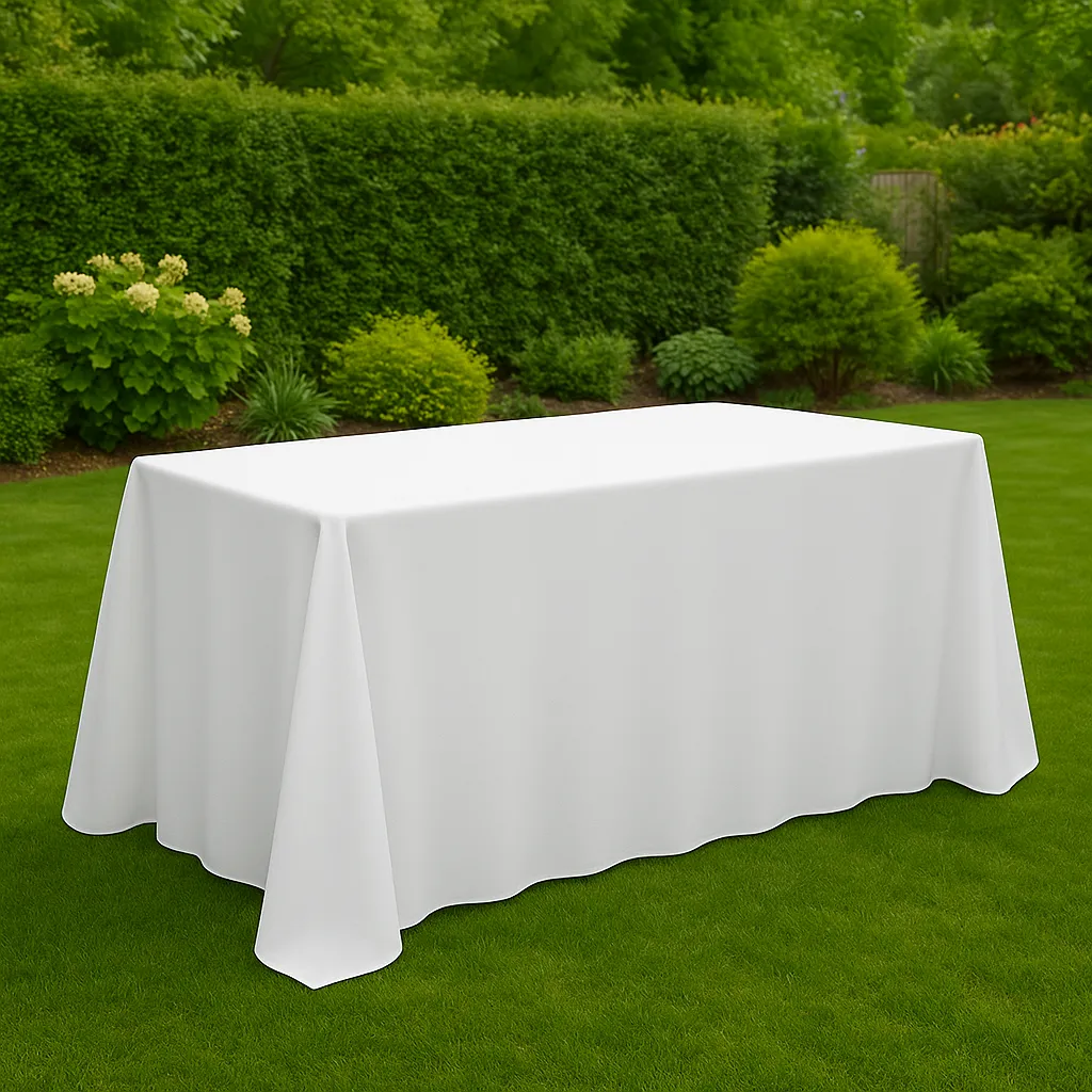 Tablecloth, 6-FT Rectangle, Full Drop