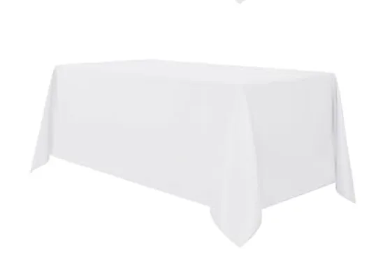 Tablecloth, 8' Rectangle, Full Drop