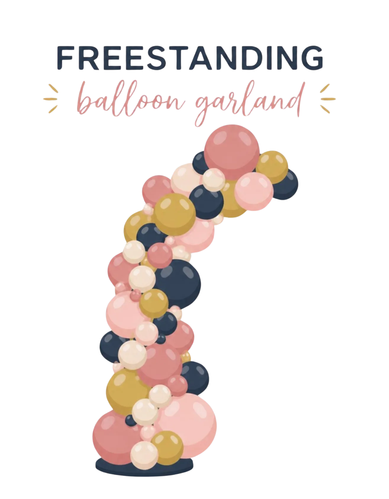 Freestanding Balloon Garland - Up to 2m