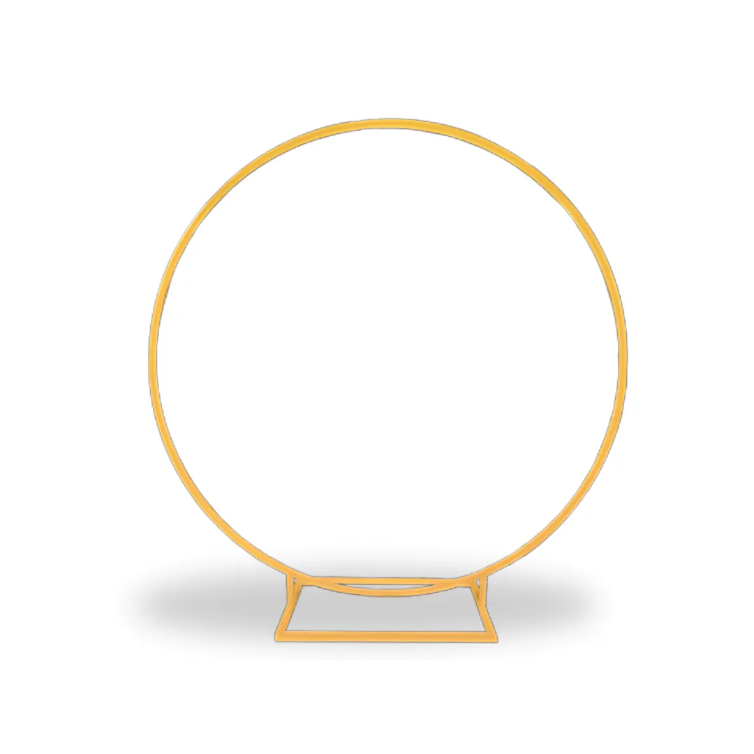 1.8m Hoop Backdrop - Gold