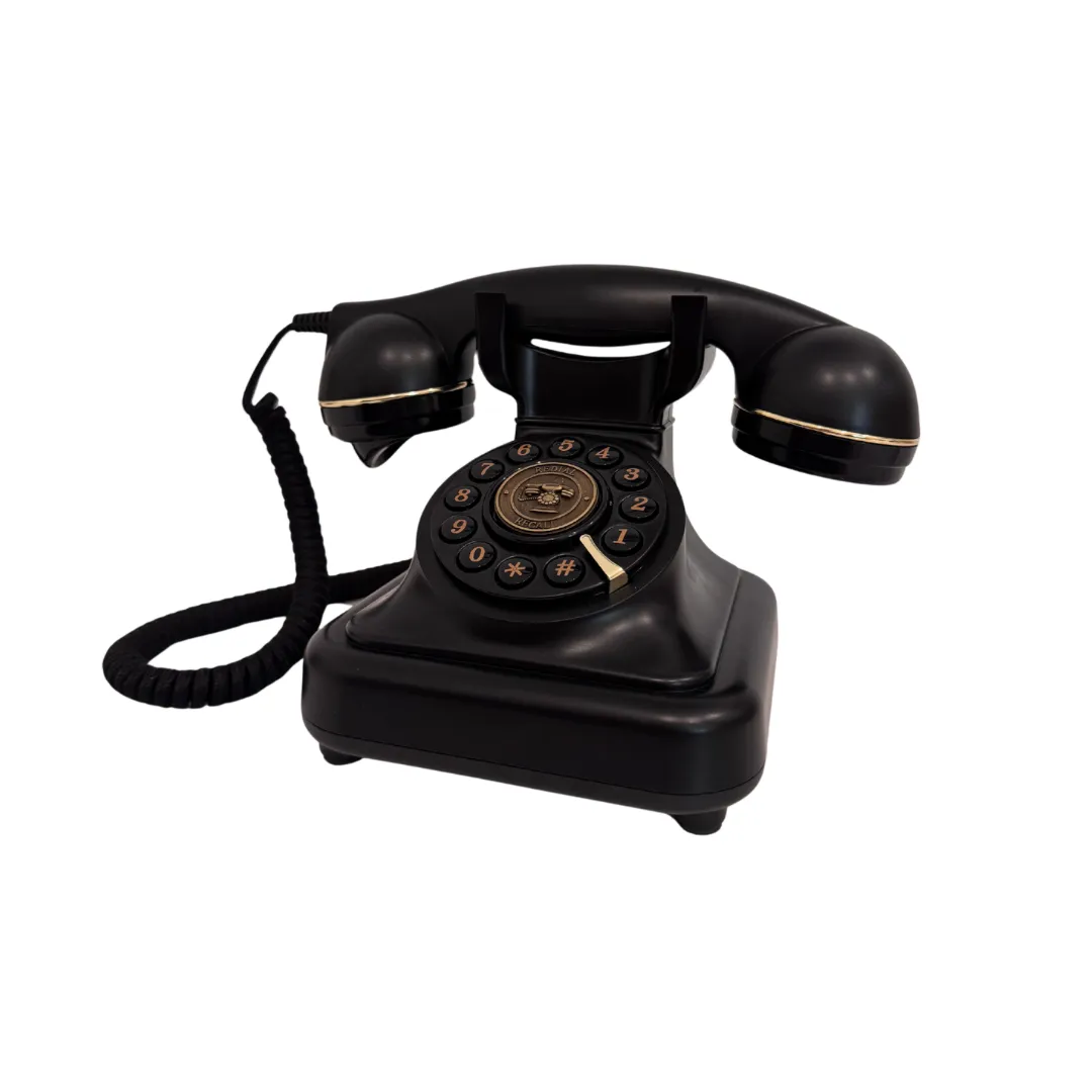 Audio Guestbook - Black Vintage Phone