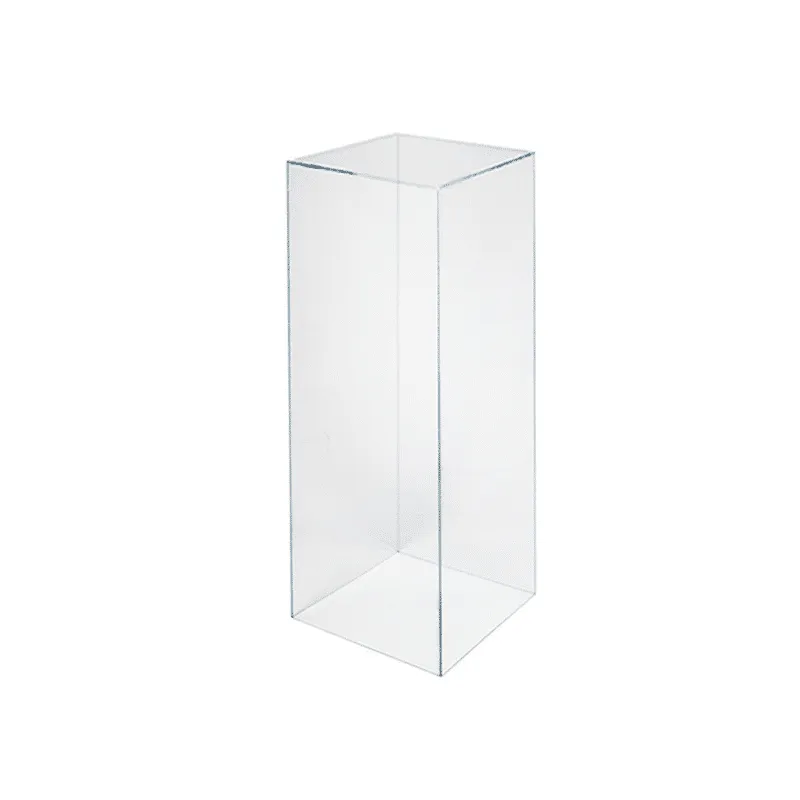 Clear Straight Plinth - 70cm