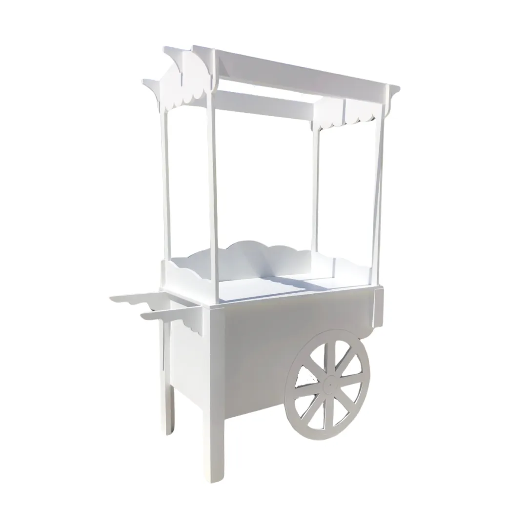 White Lolly Cart 