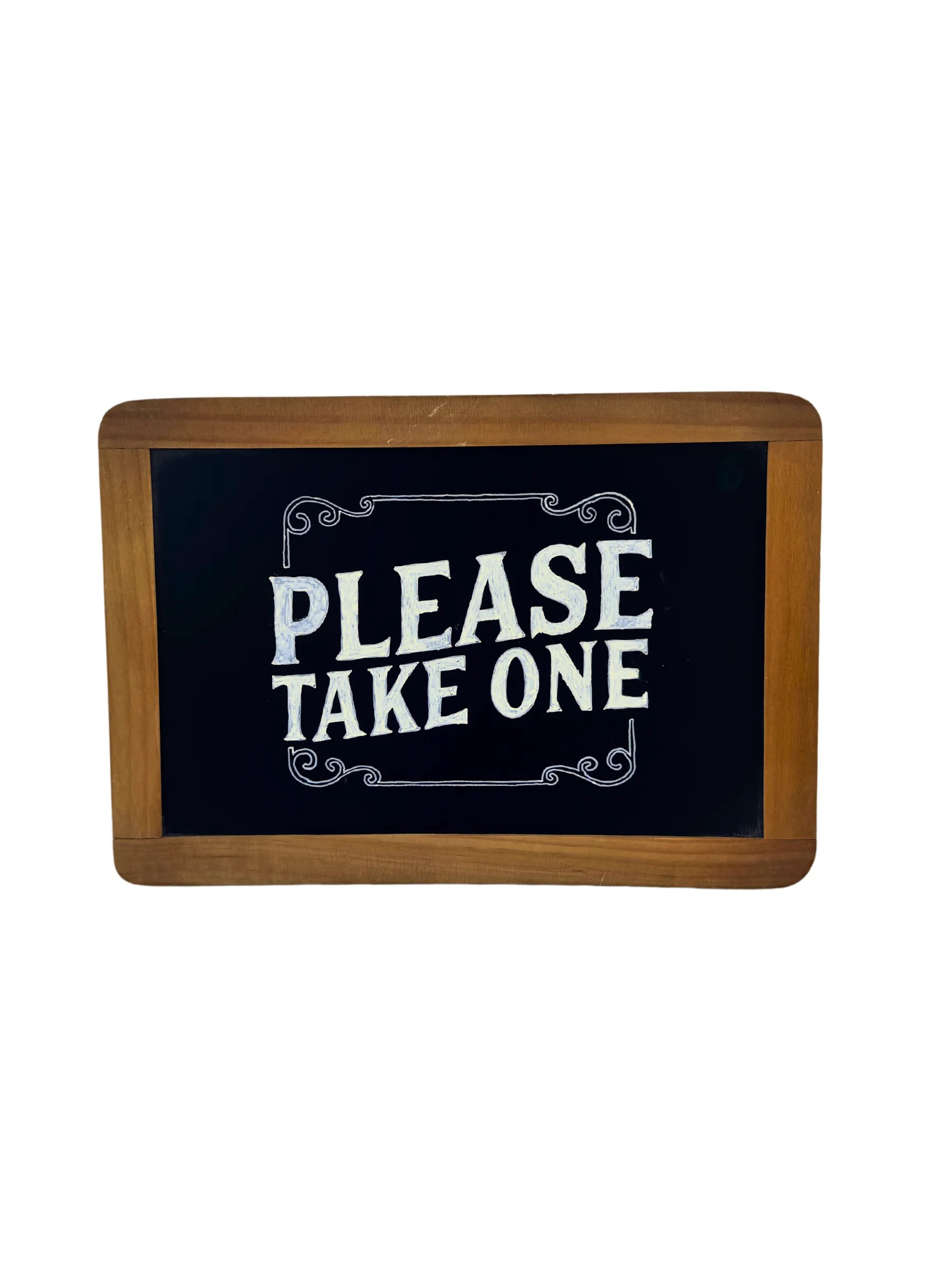 “Please Take One” Sign